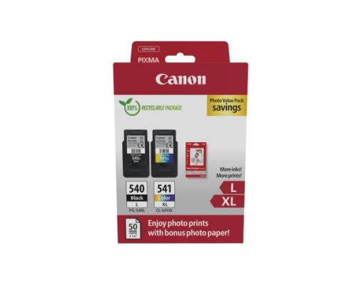Canon PG-540L/CL-541XL (5224B012) valokuvamustepatruuna monipakkaus, BK/CMY
