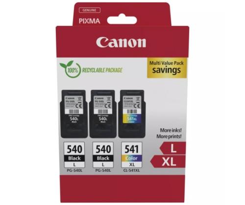 Canon PG-540L/CL-541XL (5224B017) mustekasettien monipakkaus, BK/CMY