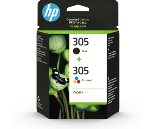 Hewlett-Packard nro.305 (6ZD17AE), musta + monipakkaus