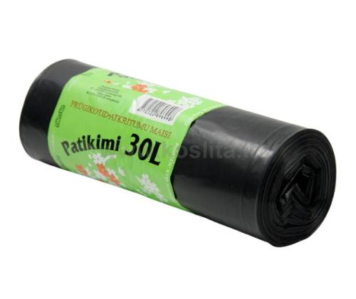 Roskapussit Plasta, 30l/20kpl, 25micr.