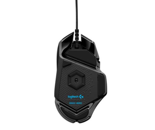 Logitech G502 HERO langallinen pelihiiri, USB Type-A, optinen, 25600 DPI, musta