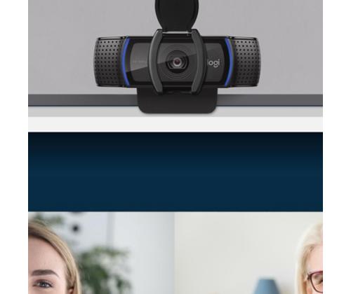 Logitech C920s PRO HD Webcam FHD 1920x1080, USB-A, musta