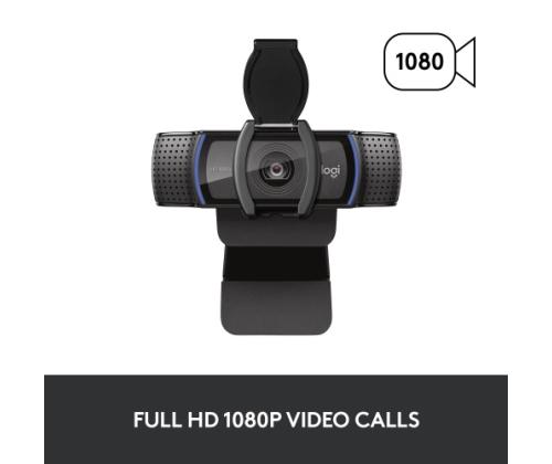 Logitech C920s PRO HD Webcam FHD 1920x1080, USB-A, musta