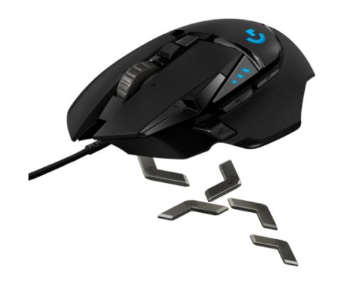 Logitech G502 HERO langallinen pelihiiri, USB Type-A, optinen, 25600 DPI, musta