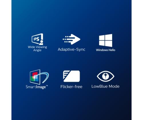 Philips S Line 272S1MH/00 -näyttö 27'' IPS, FHD 1920x1080, 4 ms, 300 cd/m2, 75 Hz, Musta