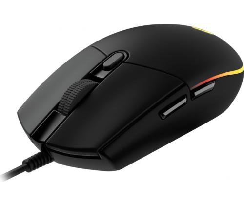 Logitech G102 LIGHTSYNC langallinen pelihiiri, USB, 8000 DPI, musta