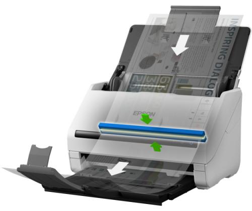 Epson WorkForce DS-770II Skanneri A4-väri 45 ppm 600x600 DPI, Duplex, ADF, USB