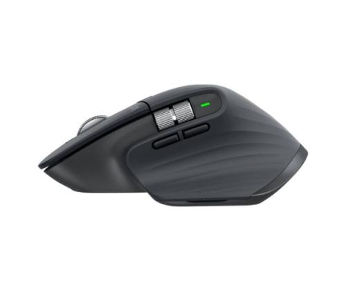 Logitech MX Master 3S for Business langaton hiiri RF Wireless + Bluetooth, laser, 8000 DPI, grafiitti