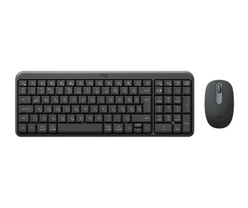Logitech MK250 Compact Combo Langaton näppäimistö + hiiri, Bluetooth, US Int, grafiitti