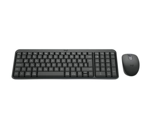 Logitech MK250 Compact Combo Langaton näppäimistö + hiiri, Bluetooth, US Int, grafiitti