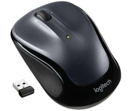 Logitech M325s (910-006812) hiiri RF Wireless Optical 1000 DPI, musta/tummanharmaa