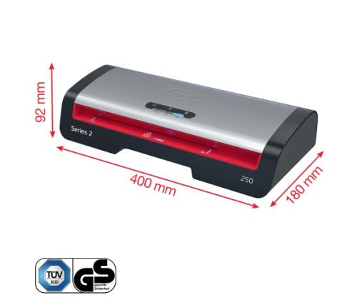 GBC 250 Toimistolaminointilaite A4, 500 mm/min, musta/harmaa