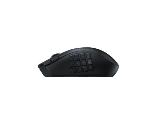 Razer Naga V2 HyperSpeed Wireless Wireless Gaming Mouse RF Wireless+Bluetooth, 30000 DPI, musta