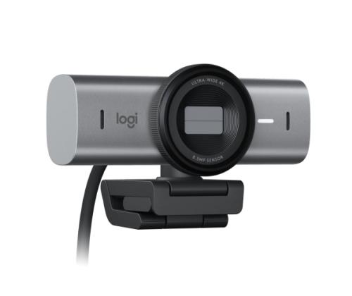 Logitech MX Brio webbikamera, 8,5 MP, 4K Ultra HD 3840x2160, USB-C, grafiittipintainen