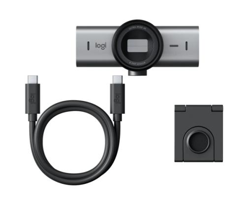 Logitech MX Brio webbikamera, 8,5 MP, 4K Ultra HD 3840x2160, USB-C, grafiittipintainen