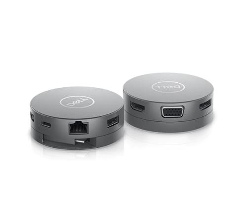 Dell DA310 7-in-1 USB-C-moniporttisovitin, hopea