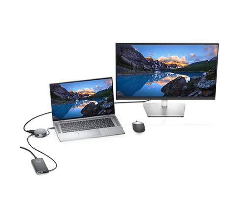 Dell DA310 7-in-1 USB-C-moniporttisovitin, hopea