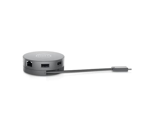 Dell DA310 7-in-1 USB-C-moniporttisovitin, hopea