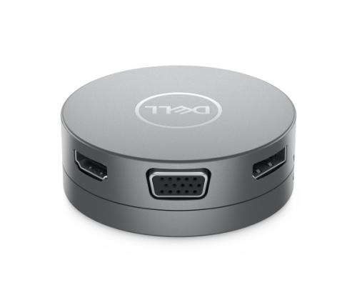 Dell DA310 7-in-1 USB-C-moniporttisovitin, hopea