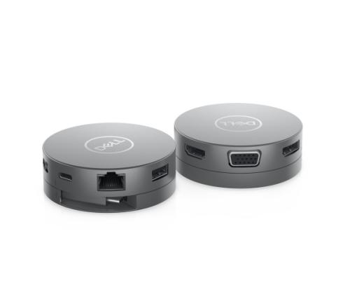 Dell DA310 7-in-1 USB-C-moniporttisovitin, hopea