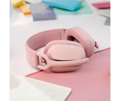 Logitech Zone Vibe 100 langattomat kuulokkeet, Bluetooth, Rose