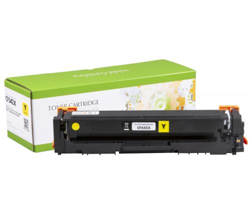 Toonerikassett analoginen HP No.203X kollane 2,5K (CF542X)/CANON CRG-054HY Uusi siru