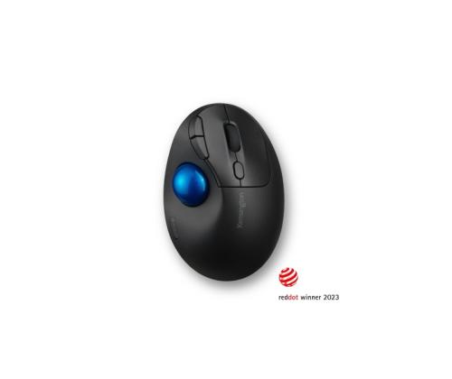 Kensington ProFit Ergo TB450 Trackball langaton hiiri, RF Wireless + Bluetooth, 1600 DPI, musta/sininen