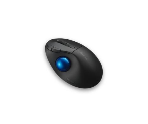 Kensington ProFit Ergo TB450 Trackball langaton hiiri, RF Wireless + Bluetooth, 1600 DPI, musta/sininen