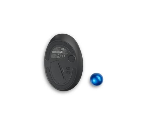 Kensington ProFit Ergo TB450 Trackball langaton hiiri, RF Wireless + Bluetooth, 1600 DPI, musta/sininen