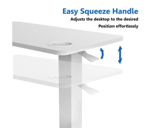 Up Up Forseti säädettävän korkuinen pöytä, valkoinen