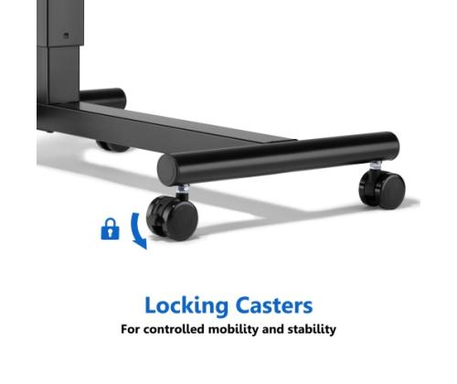 Säädettävän korkuinen pöytä Up Up Forseti Musta