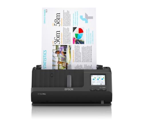 Epson ES-C380W ADF + arkkiskanneri A4 Väri 30 ppm 600x600 DPI USB Wi-Fi