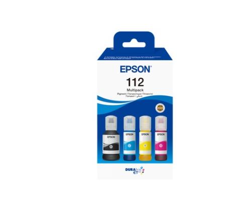 Epson 112 EcoTank (C13T06C64A) -mustekasettien monipakkaus, C/M/Y/BK