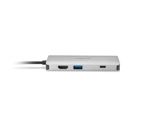 Kensington UH1400P Mobiilikeskus/telakointiasema, 8-in-1 USB-C, harmaa