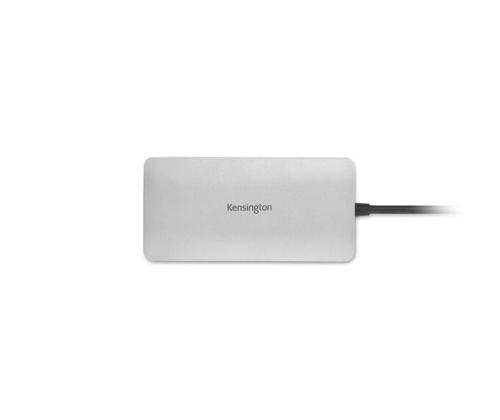 Kensington UH1400P Mobiilikeskus/telakointiasema, 8-in-1 USB-C, harmaa