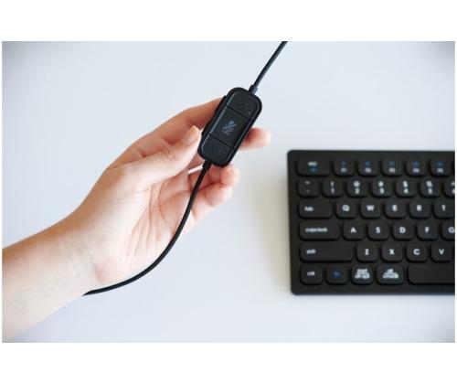 Kensington H2000 langalliset kuulokkeet USB-C, musta