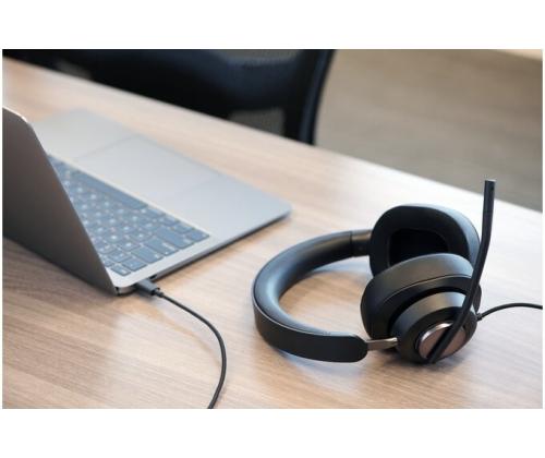 Kensington H2000 langalliset kuulokkeet USB-C, musta