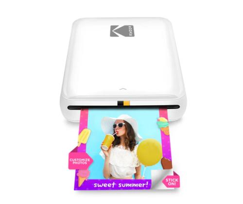 Kodak STEP Instant Mobile Photo -tulostin Colour ZINK 2x3'' 1 ppm, Bluetooth, valkoinen
