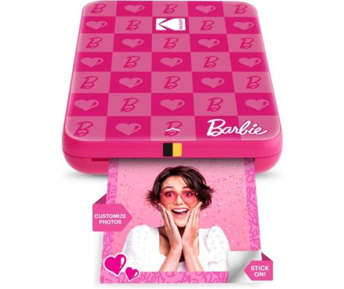 Barbie x Kodak STEP Slim Instant Mobile Photo printer Colour ZINK 2x3'' 1ppm, Bluetooth, vaaleanpunainen