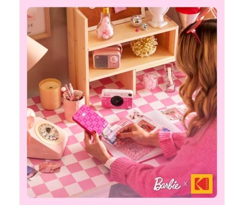 Barbie x Kodak STEP Slim Instant Mobile Photo printer Colour ZINK 2x3'' 1ppm, Bluetooth, vaaleanpunainen