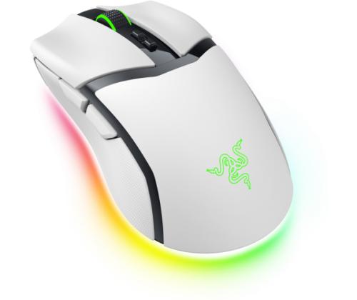 Razer Cobra Pro Wireless Gaming Mouse RF Wireless + Bluetooth + USB-C, 30000 DPI, valkoinen