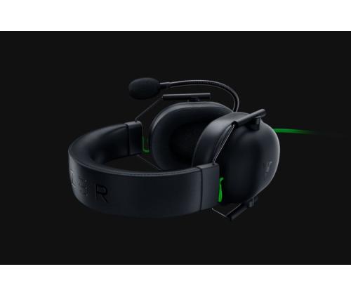 Razer RZ04-04570100-R3M1 Blackshark V2 X -kuulokkeet, langallinen kuuloke, musta/vihreä