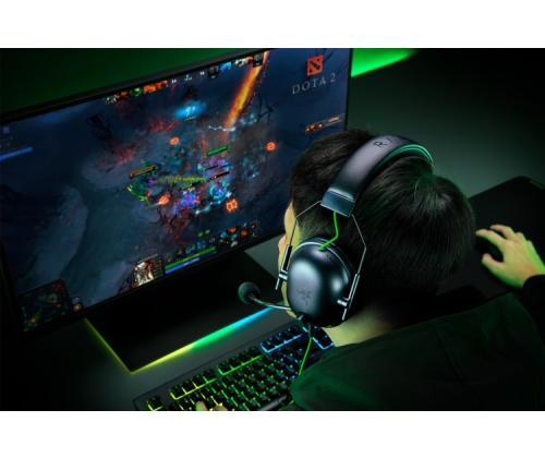 Razer RZ04-04570100-R3M1 Blackshark V2 X -kuulokkeet, langallinen kuuloke, musta/vihreä