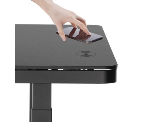 Säädettävän korkuinen pöytä Up Up Balder II Musta