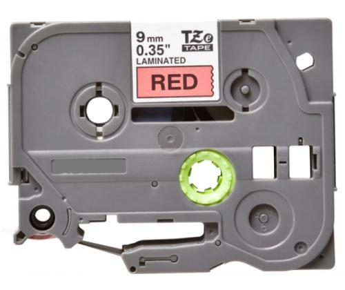 Teippi/merkintäteippi BROTHER TZE-431 12mm musta/punaisella analoginen