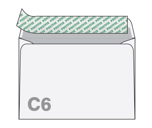 Ümbrik C6 iseliimuv 25tk