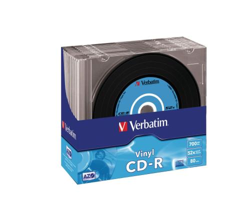 CD-R 700MB 52x Verbatim AZO 10 kpl per pakkaus