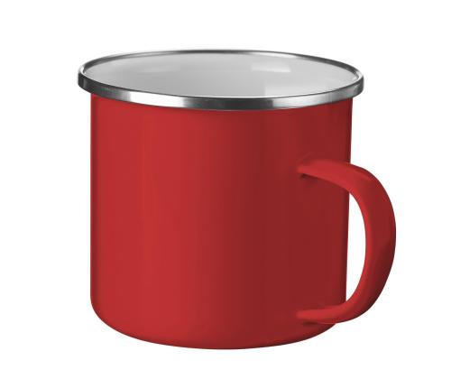 BEST Muki 350 ml, emaloitu, punainen (Westmark)