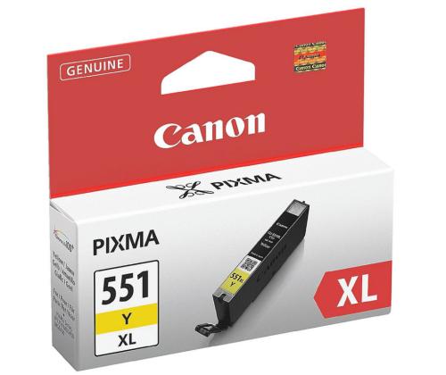 Mustepatruuna CANON CLI-551 XL keltainen