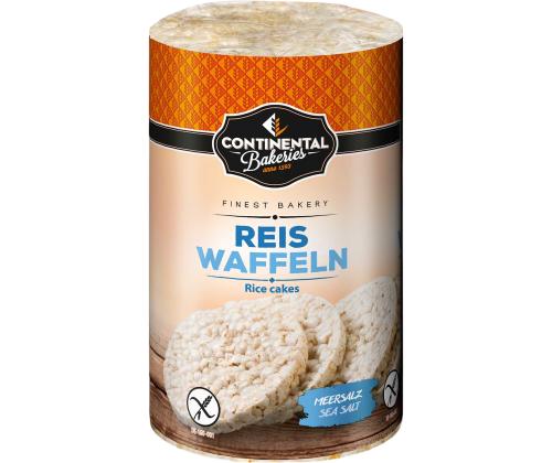 CONTINENTAL LEIPOPAT Riisivohvelit merisuolalla 100g